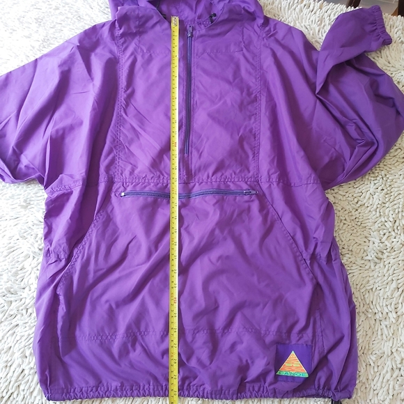 Beaver Canoe vintage purple windbreaker- size large - Picture 3 of 9